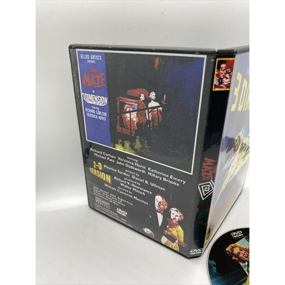 The Maze (1953) DVD Resurrection Video edition - 2D Version - Picture 3 of 7